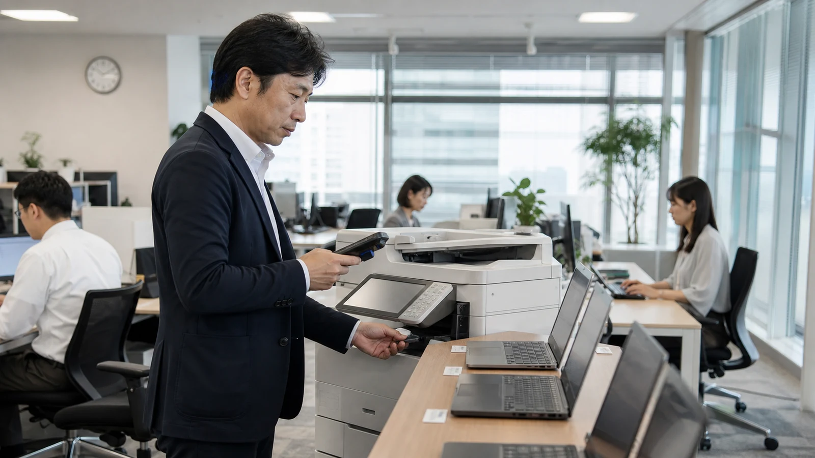 複合機・PCはリースと購入のどちらが得？5年総額・更新・途中解約を比較