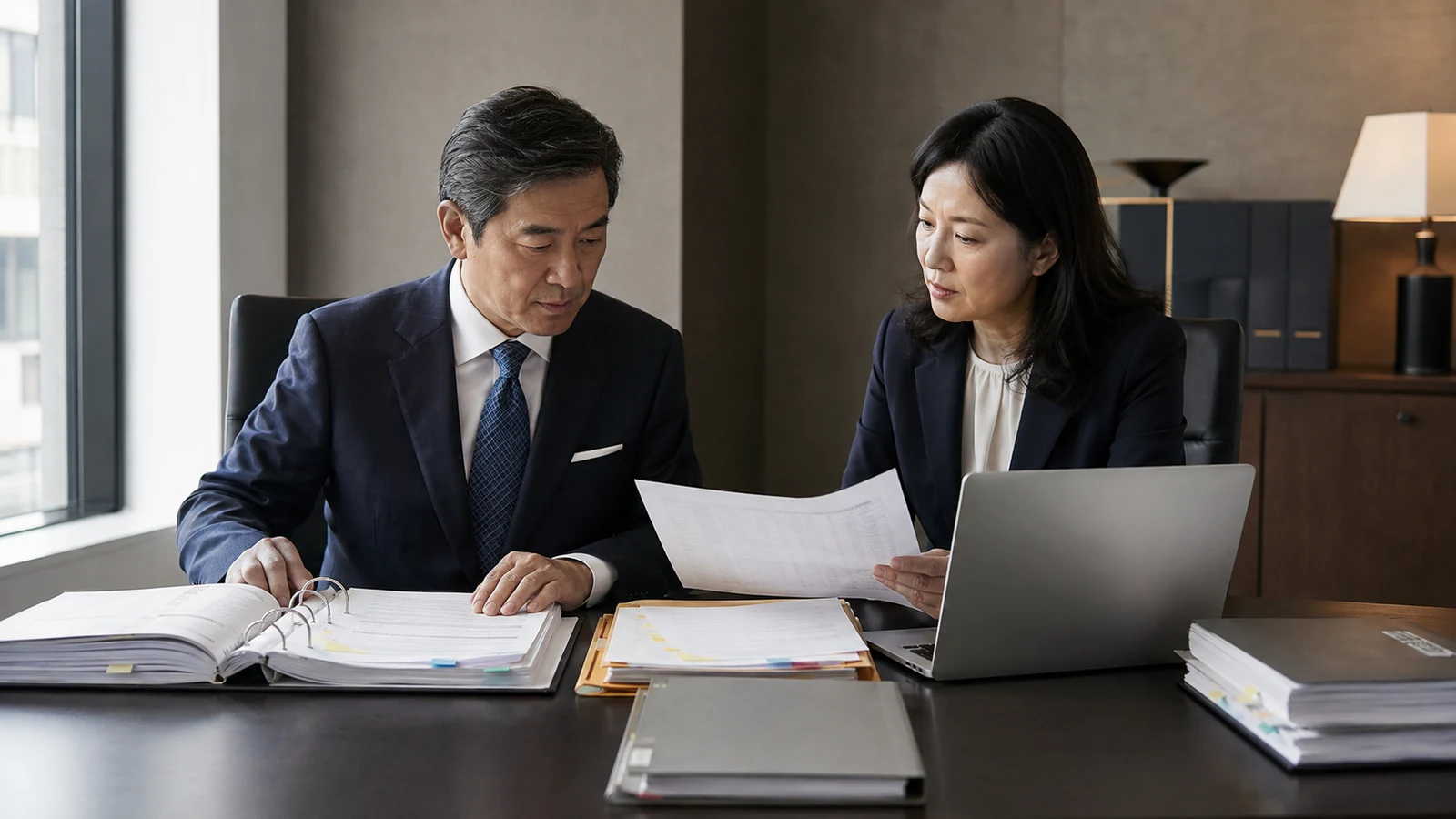 企業の税務責任者と内部監査担当者が、一つの国の元帳からGIR、申告別表、納付額までを証憑付きで追跡している。