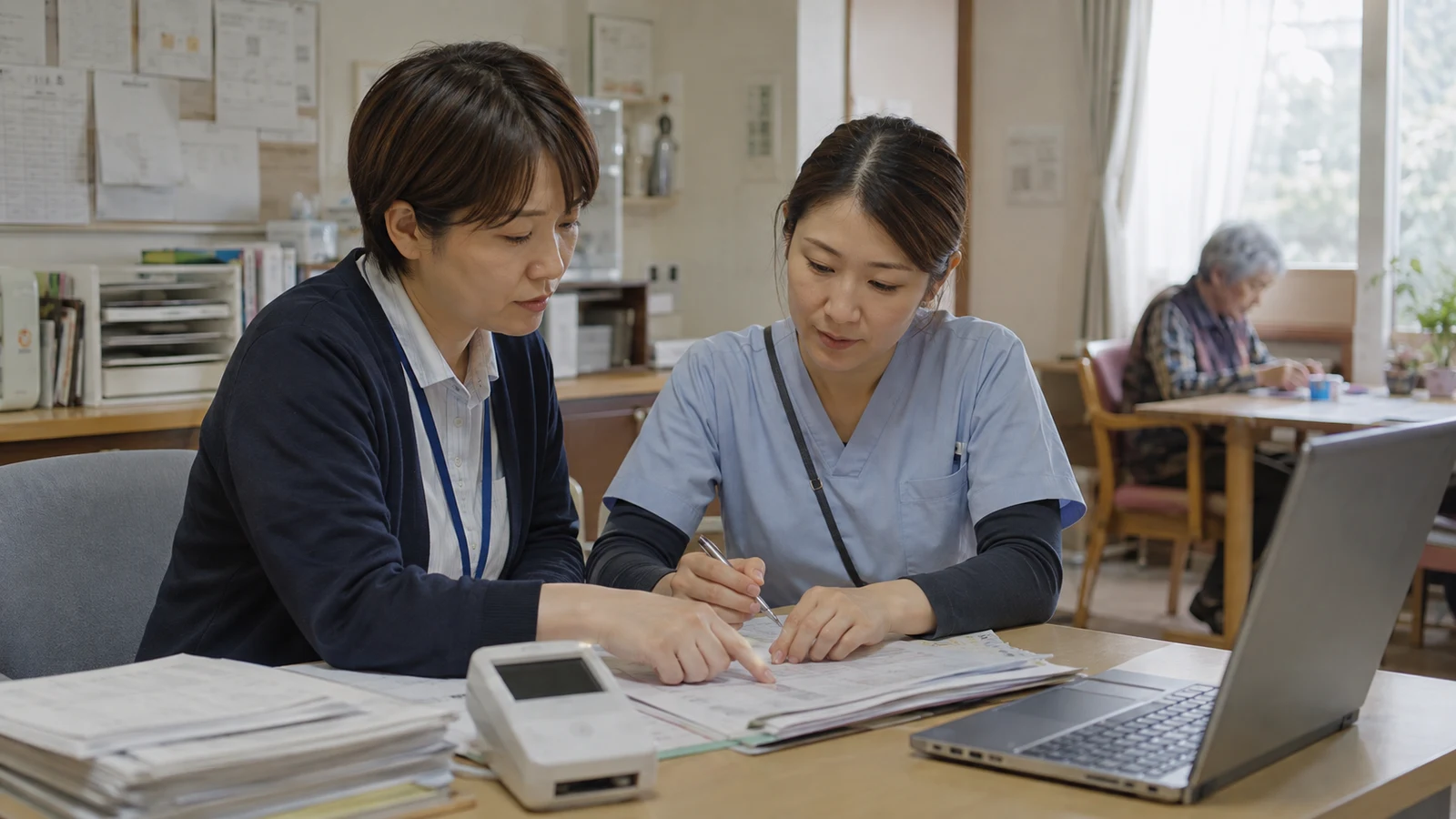 介護事業所の共有ID・私物端末をどう止める？権限・委託・漏えい初動を設計