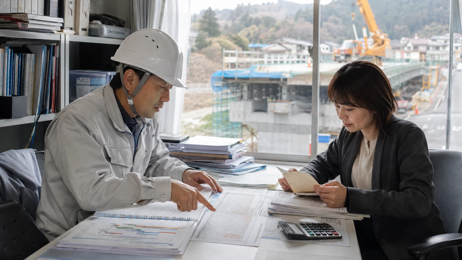 公共工事の前払金・中間前払金とは？1億円工事の資金繰りを月別に整理