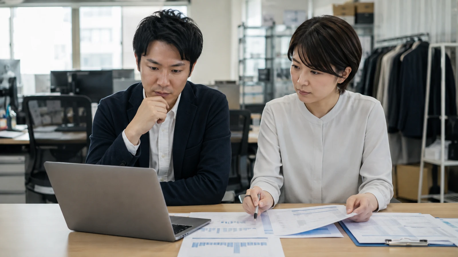 人事担当者が複数店舗の厚生年金被保険者数を法人単位で集計し、2027年10月の36人基準に重ねている。