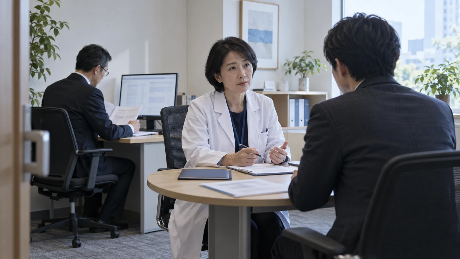 長時間労働者の医師面接は80時間・100時間の誰が対象？申出・研究開発・高度プロを区分