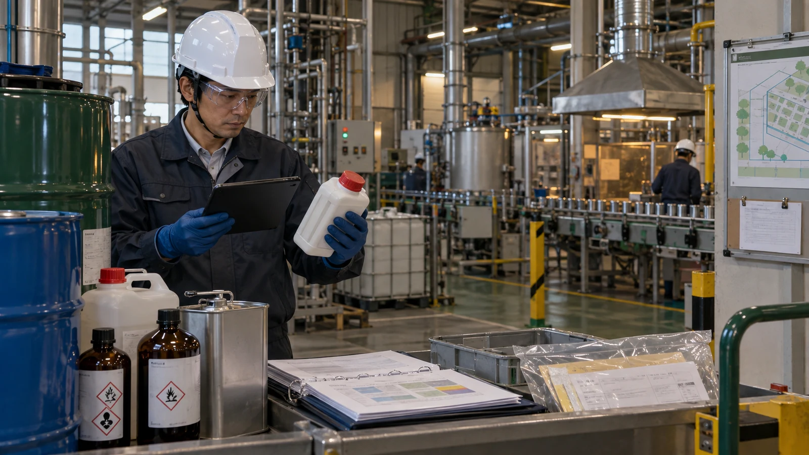 PRTR届出は21人・1トンをどう判定する？対象業種・0.5トン・排出量と移動量を整理