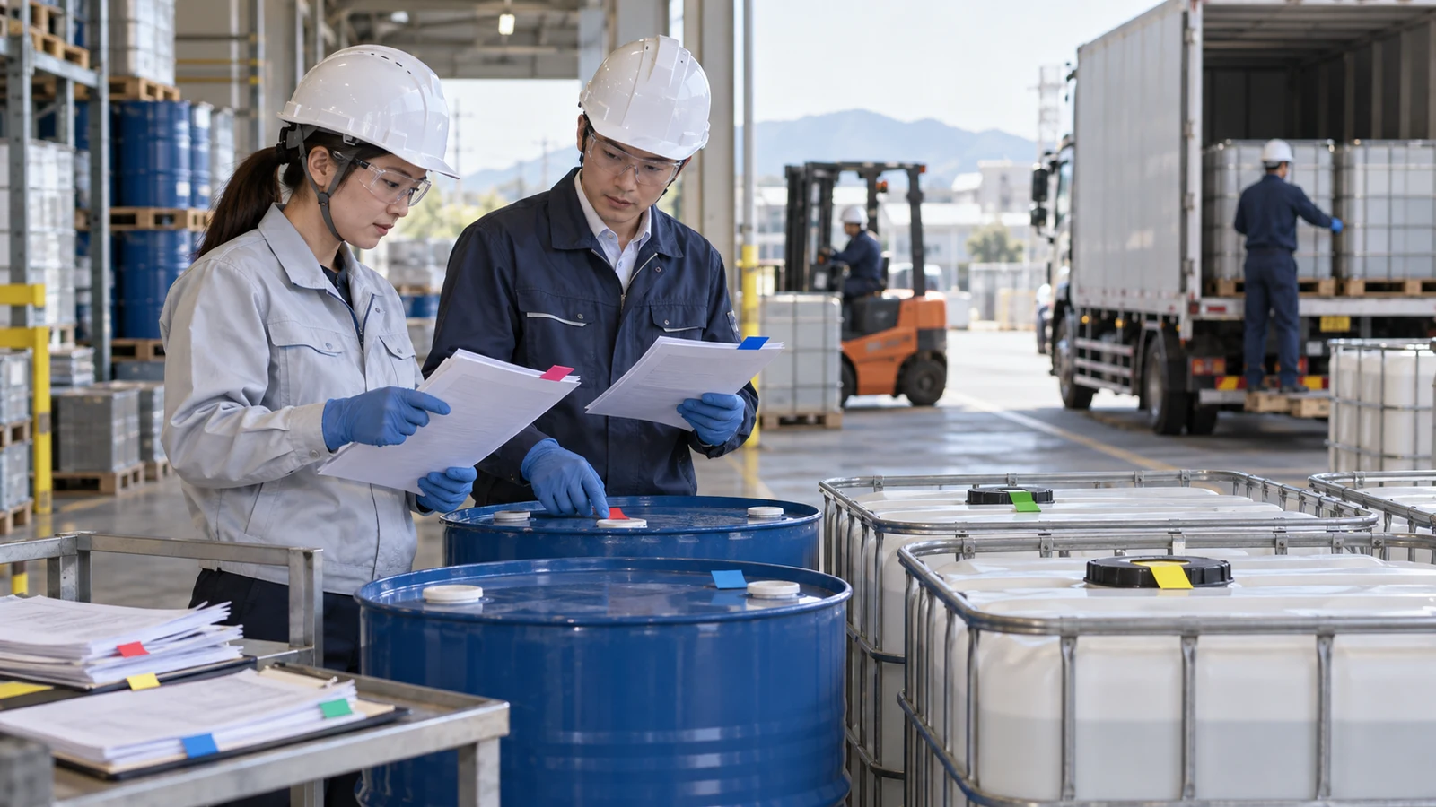 SDSは誰にいつ渡す？安衛法・化管法の対象判定、16項目、5年確認と更新通知を整理